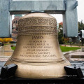 Outdoor antique metal craft bronze church bell